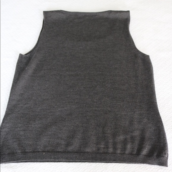 Les Copains Blue Wool Shell - Picture 4 of 4